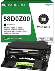 SkyPrint 58D0Z00 Imaging Unit Black Compatible with B2865dw MS821dn MS821n MS823dn MS825dn MS826de M