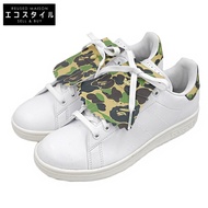 A Bathing Ape Stan Smith 運動鞋，男款，白色，尺寸 25.5cm，IG5916，尺寸 7 1/2（美國）[二手]