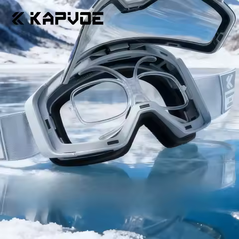 Kapvoe Myopia Frame for Ski Goggle Adjustable Snow Goggles Insert Clip-On Clip for Kapvoe Ski Goggle