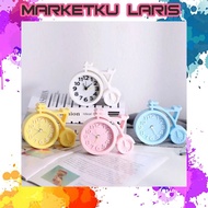 Mkl - Bicycle Model Table Clock / Alarm Clock / Alarm Clock / Analog Clock / Cute Clock / Unique Clo