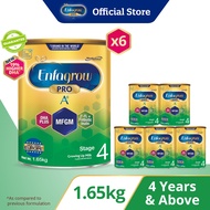 [Bundle of 6] Enfagrow Pro A+ Stage 4 Milk Powder Formula for Children DHA+ (4-6Y) 1.65kg