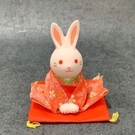 人氣新款! 日本藥師窯 可愛和服兔仔吉祥物 招幅擺設 開運 風水 精品 新年擺設 新年禮物 結婚禮物 情人節禮物 生日禮物