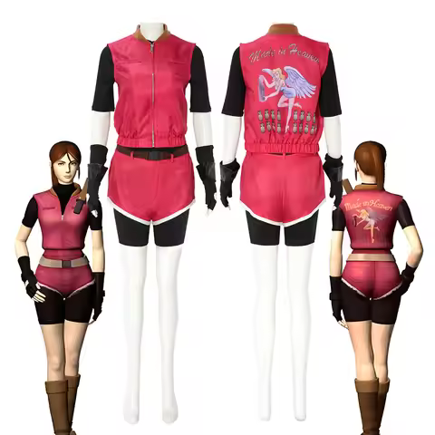 Halloween Cosplay Clothing Special Offer Claire Redfield Cosplay Costume Anime Claire Outfit Vest Sh