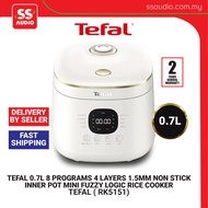 Tefal 0.7L (4 Cups) Rice Mate Mini Fuzzy Logic Rice Cooker | RK5151 (Baby Porridge Cooker Periuk Nas
