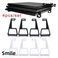 SMILE 4PCS Console Holder Horizontal Feet Base Stand for  PlayStation4 PS4 Slim
