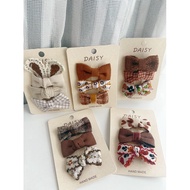Korea handmade hair clip 1set(3psc)