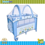 Bumble Bee 2 Levels Bassinet Playpen/Playard/Travel Cot - Bears (Birth to 15kg)