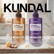 KUNDAL Korean Shampoo and Conditioner Set Baby Powder [500ml] Salon-quality, Long Lasting Scent, Moi