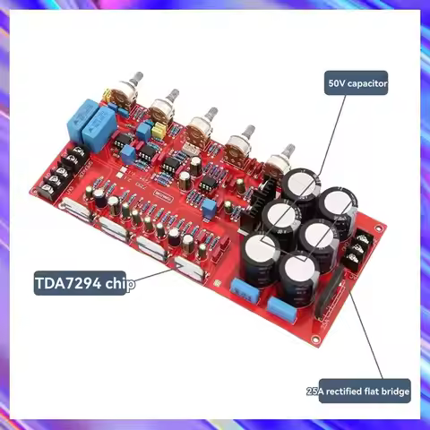 A24U TDA7294 2.1 Channel 2X80W+ 160W Hifi Audio Amplifier Board Subwoofer Power Amplifier AMP Board 