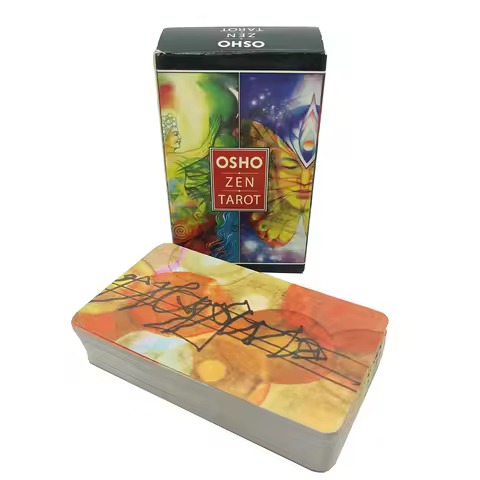 Tarot Cards for Beginners Osho New Zen Tarot Divination Fate Game Affectional Oracle Deck with Spani
