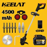 KEELAT KLMD001 4.5AH Mesin Rumput Bateri Cordless Grass Cutter Machine  Lawn Mower Mesin Potong Rumput