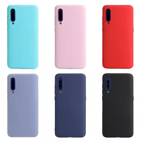 For Xiaomi Mi 9 Mi9 SE Matte Silione TPU soft Cover for Xiaomi Mi 9 SE Mi9 lite Ultra-thin Candy Sol