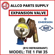 EXPANSION VALVE TIE 1 FW 35 EMERSON/ALCO CONTROLS R12 GAS TYPE (STOCKS CLEARANCE) | ALLCO PARTS SUPP