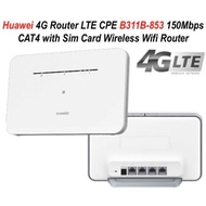 HUAWEI B311B 853 High Speed 4G Wireless Wifi Sim Card Router with 4 Lan Ports