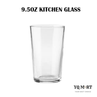 9.5OZ 6PCS Glass/ Kitchen Glass/ Restaurant Glass/ Mamak Glass/ Cup/ Cawan Kaca