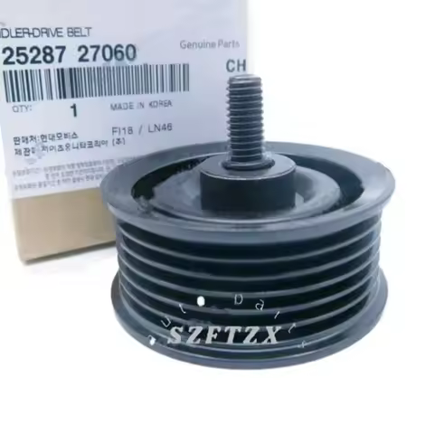 Genuine New Belt Idler Pulley 2528727060 Engine Belt Idler Pulley 2528727060 for Hyundai Azera Kia S