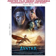 Poster Film Resmi Indonesia AVATAR : THE WAY OF WATER - Indonesian official one sheet ukuran 68 x 10