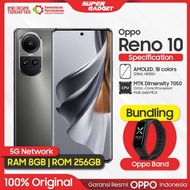 OPPO Reno10 5G 8/256 GB RAM 8GB ROM 256GB Reno 10 Bundling Oppo Band