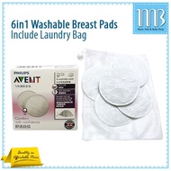 Avent 6in1 Washable Breastpad (3 Pairs)