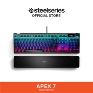 SteelSeries Apex 7 RGB Wired USB OLED Mechanical Gaming Keyboard - Blue Switch 64774