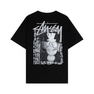 Stussy 2023春夏新款潮流藝術品印花短袖T恤