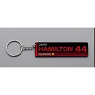 Diver nameplate keychain F1-Lewis-44