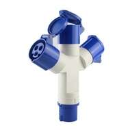 พาวเวอร์ปลั๊ก (ตัวผู้+ตัวเมีย) 3 ขา 2P+E 220V 16A/32A Power Plug SF-013L SF-213L SF-023L SF-223L ชุด