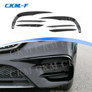 ABS Carbon Look Front Bumper Splitters Aprons For Mercedes Benz E Class C238 E200 E300 E400 E500 E53