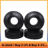 4Pcs RC 1:10 Crawler Beadlock Wheels Tire 1.9 Inch Tire 98mm Tyre for RC Car Truck SCX10