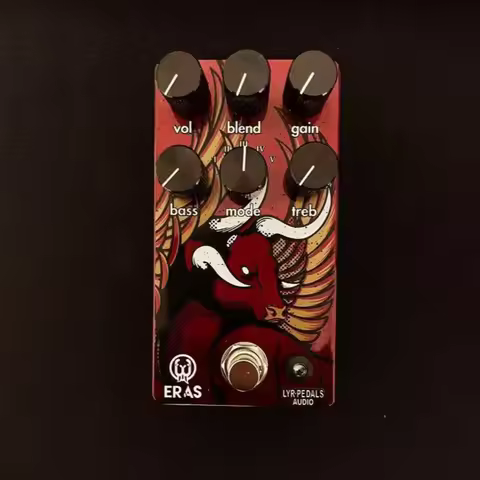 LY-ROCK Guitar Effects Pedal Rock Electric Guitar High Gain Distortion Single Block Effects Pedal, O