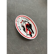 STICKER BOB HEATH STICKER HELMET STICKER VISOR TOPI KELEDAR SGV MAGNUM BELL RT LTD