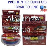 4077 300M PRO HUNTER KAIDO X13 BRAIDED LINE DYNATEX FISHING LINE TALI PANCING