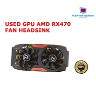 Used Gpu Amd rx470 fan heatsink