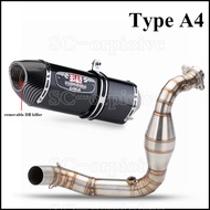 [ZHUIS] Slip-on for BMW G310GS G310R Motorcycle Exhaust System Yoshimura R77 Muffler Escape Moto Pip