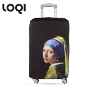 Loqi Travel Suitcase Dust Cover Elastic Protection Waterproof Bag for 24 Inch Luggage Cover Bag Acce