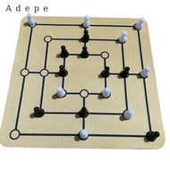 Adepe Chess Board Game Set for Kids And Adults Adult Picnic Men's Morris 9 Pieces
