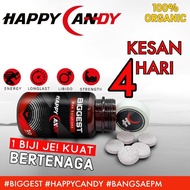Happy Candy [1Biji] Ubat Kuat LELAKI PADAT TAHAN LAMA 1Biji Kesan Sehingga 4 Hari
