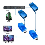 Pxing-HDMI Extender pemancar RJ45 port HDMI Extender sehingga 30m lebih CAT5e  6 UTP LAN Ethernet Cable HDMI Extension untuk HDTV HDPCxiu52-d
