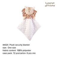 Luvena Fortuna Baby Security Blanket Lion