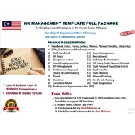 HR MANAGEMENT 2026 [FULL PACKAGE +1100] 💥MALAYSIAN ACT LATEST: East or West Malaysia💥 Forms, Letters