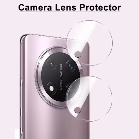 2PCS 3D Curved Camera Lens Protector Honar Magic7 Lite Case Tempered Glass For Honor Magic 7 Lite 7L
