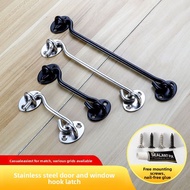 Tanpa buat lubang kunci ibu jari pintu gesper bolt pintu keluli tahan karat halang angin cangkuk tin