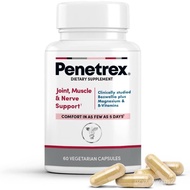 Penetrex Clinically Studied Magnesium Glycinate Supplement for Joint, Muscle & Nerve Support - Comfo