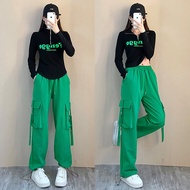 Fashionable Dance Pants with Jersey Streamers - Modern Square Dance Outfit