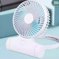 HADATA - HADATA - F88白色 HADATA Huade ventilation fan 便攜掛頸風扇 座枱風扇 手持風扇 USB充電 暴風 可調節角度