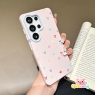 Colorful Heart Print Phone Case For Vivo T5 T5E T5X T4 Pro T4R T4X T3 Ultra T3X T2X V27 Pro V27E V23