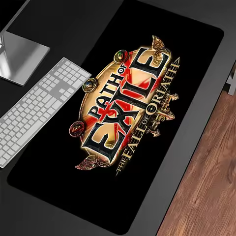 Anime Mouse Pad Gamer Computer PC Accessories Gaming Path of Exile Keyboard Table Pads E-sports Desk
