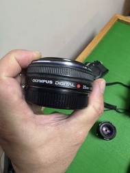 Olympus ZUIKO DIGITAL 25mm 1:2.8 Pancake Lens Black