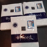 KATUN BYFORD MEN'S SINGLET UNDERSHIRT, 3 PCS, WHITE COTTON MATERIAL - White, S