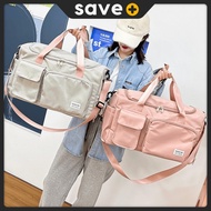 SAVE Travel Bag Large Capacity Multi Compartment Luggage Bag Women Men Balik Kampung Beg Baju Duffel